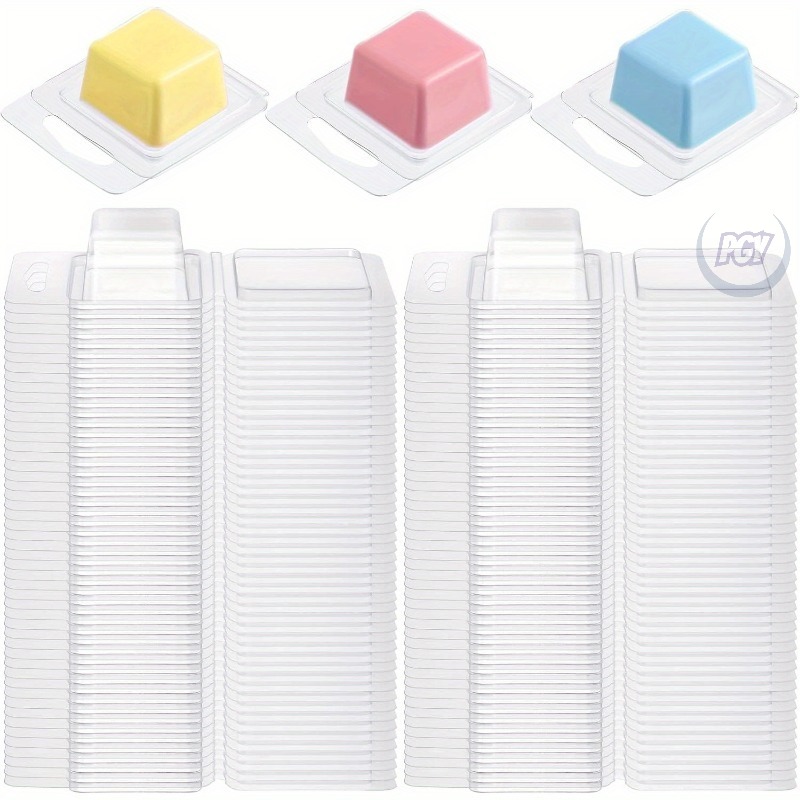 Candle Supplies In Bulk - 20/50pcs Clear Plastic Wax Melt Molds