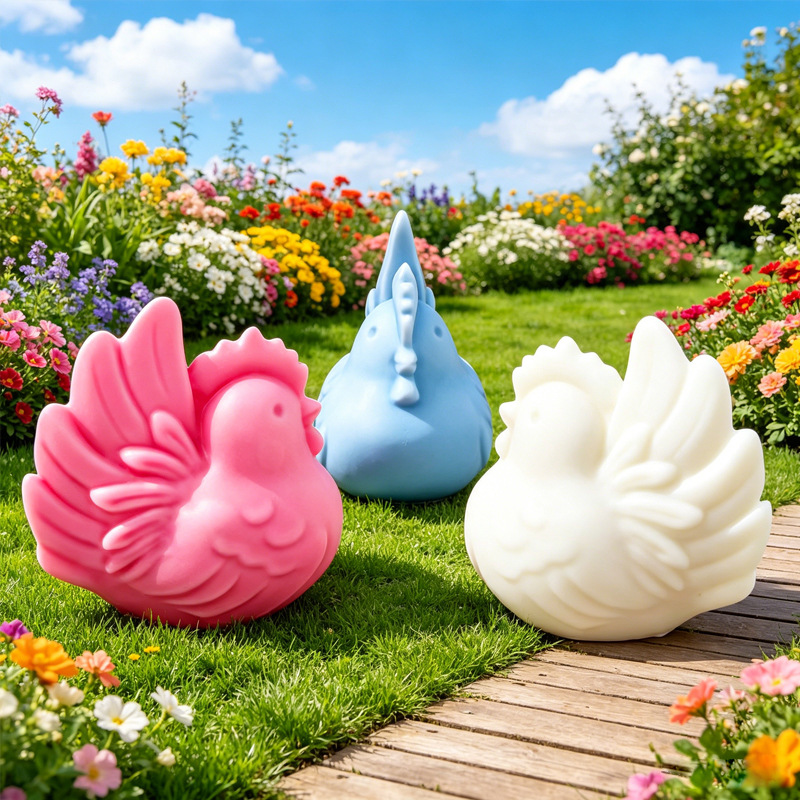 Candle Supplies In Bulk - Cartoon Hen Silicone Candle Mold, 3D