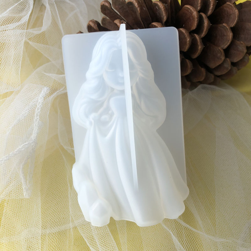 3D Cute Princess Silicone Cand - Candle Souvenir review and price