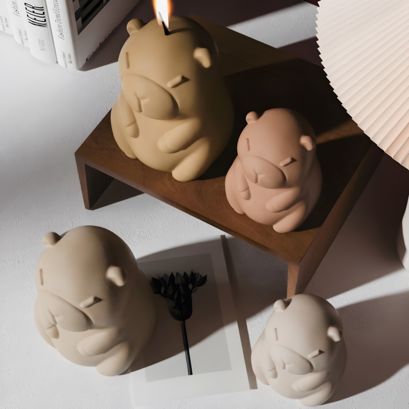 Capybara Pudding Baking Silico - Candle Souvenir review and price