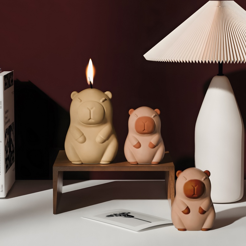 Capybara Pudding Baking Silico - Candle Souvenir review and price