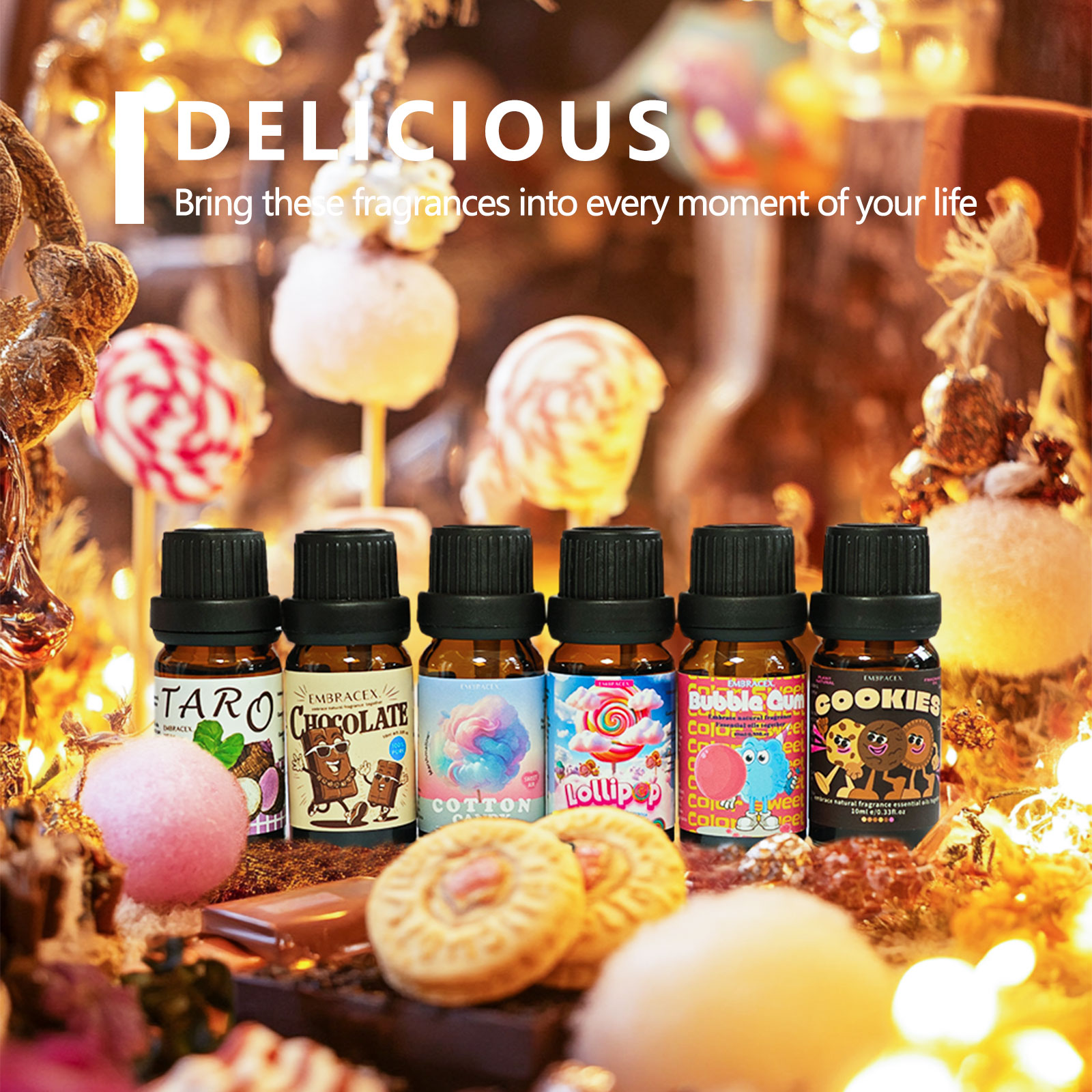 6PC/1Set Delicious Fragrance O - Candle Souvenir review and price