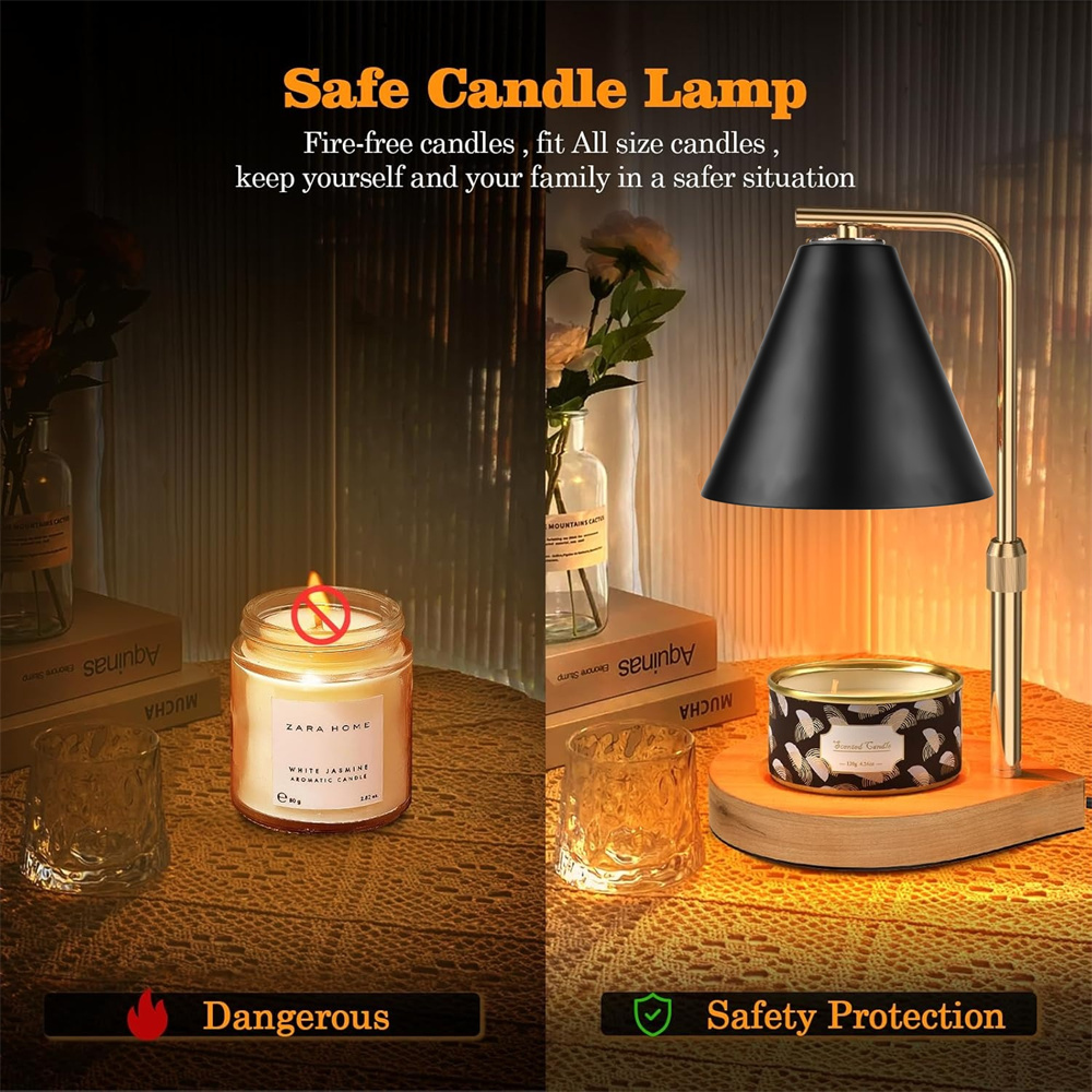 Black Candle Warmer Lamp with  - Candle Souvenir review and price