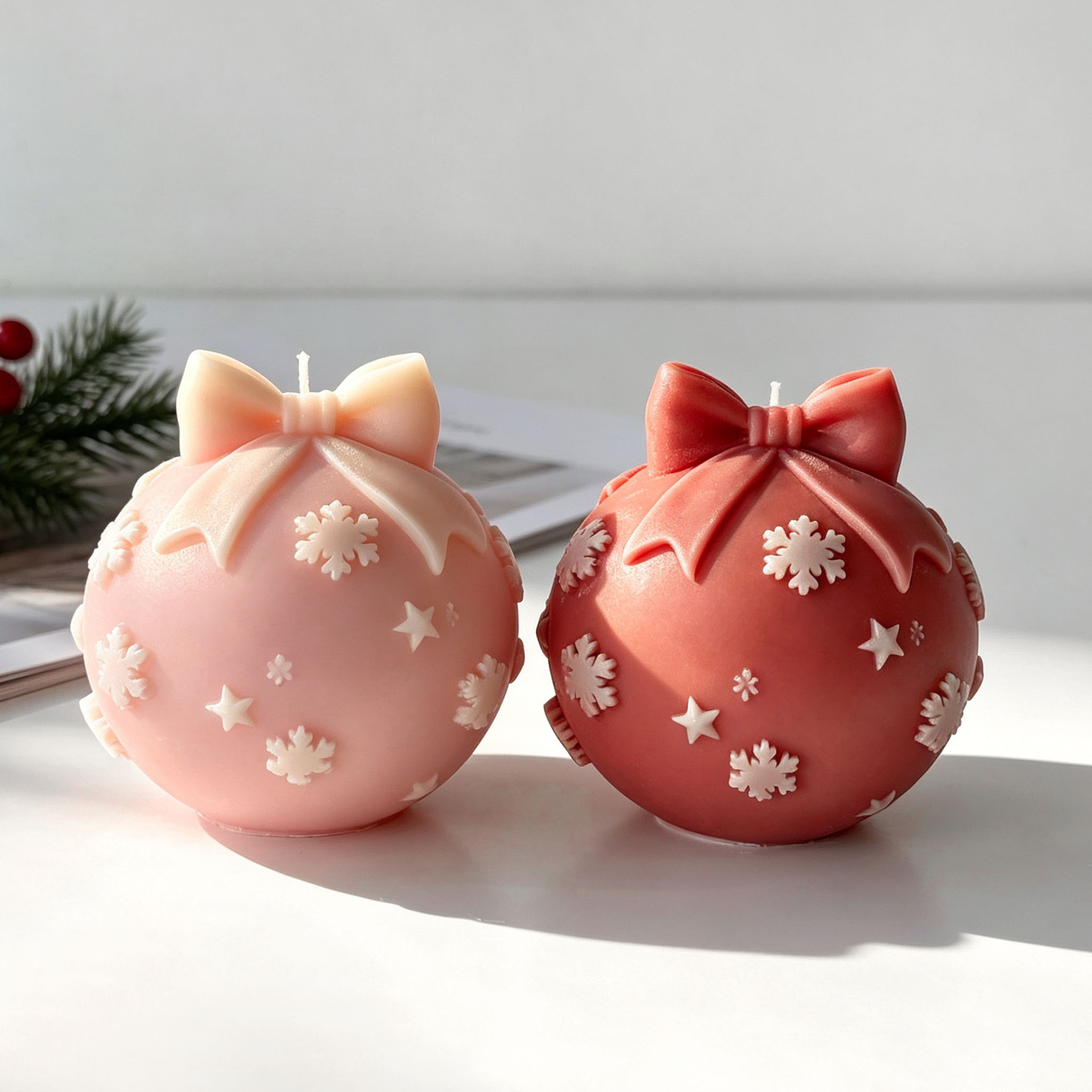 DIY Bow Tie Christmas Ball Sil - Candle Supplies In Bulk review and price