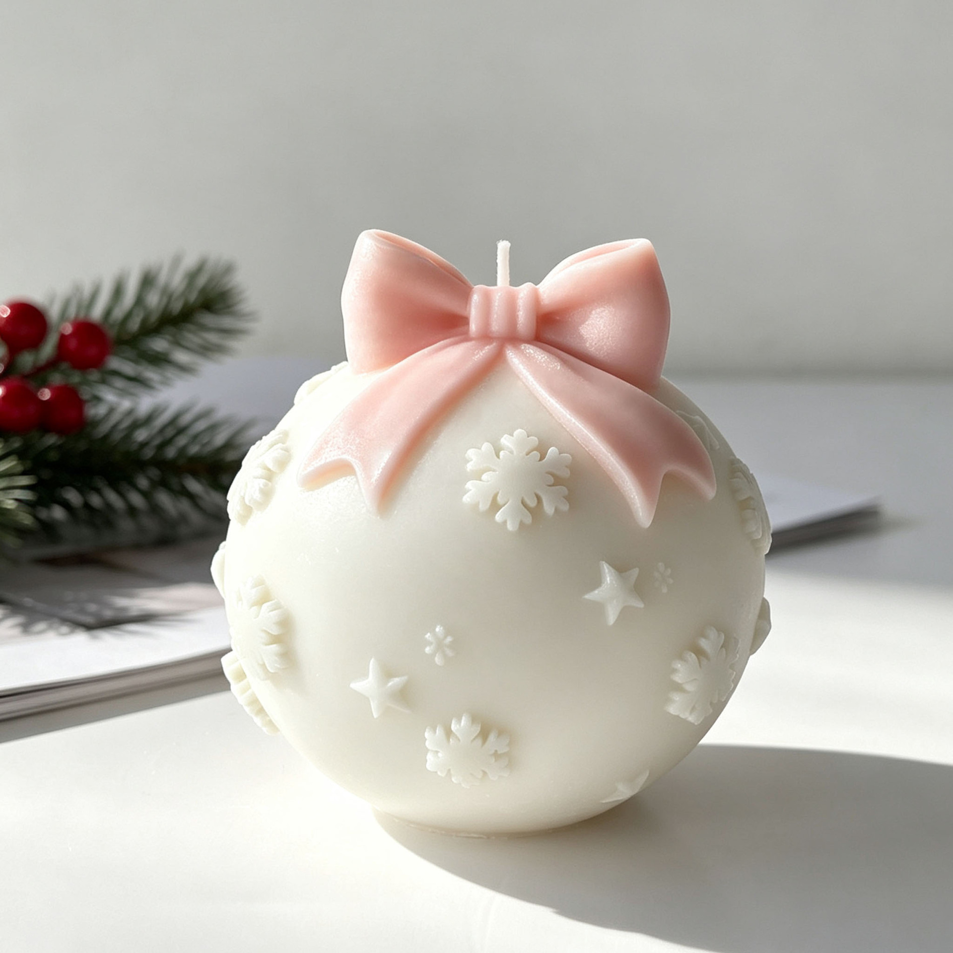 DIY Bow Tie Christmas Ball Sil - Candle Supplies In Bulk review and price