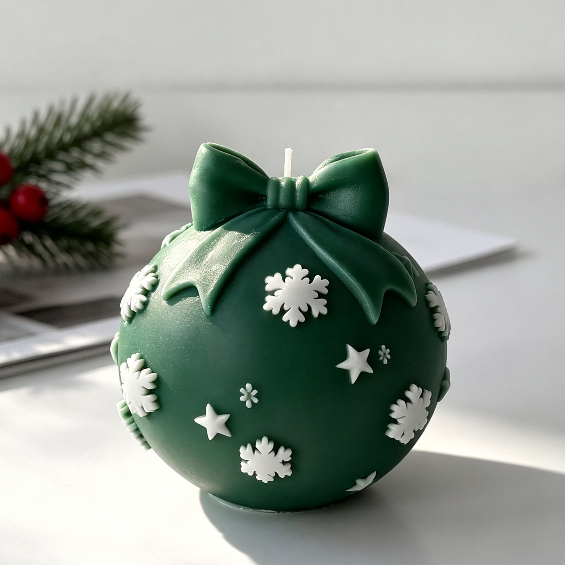 DIY Bow Tie Christmas Ball Sil - Candle Supplies In Bulk review and price