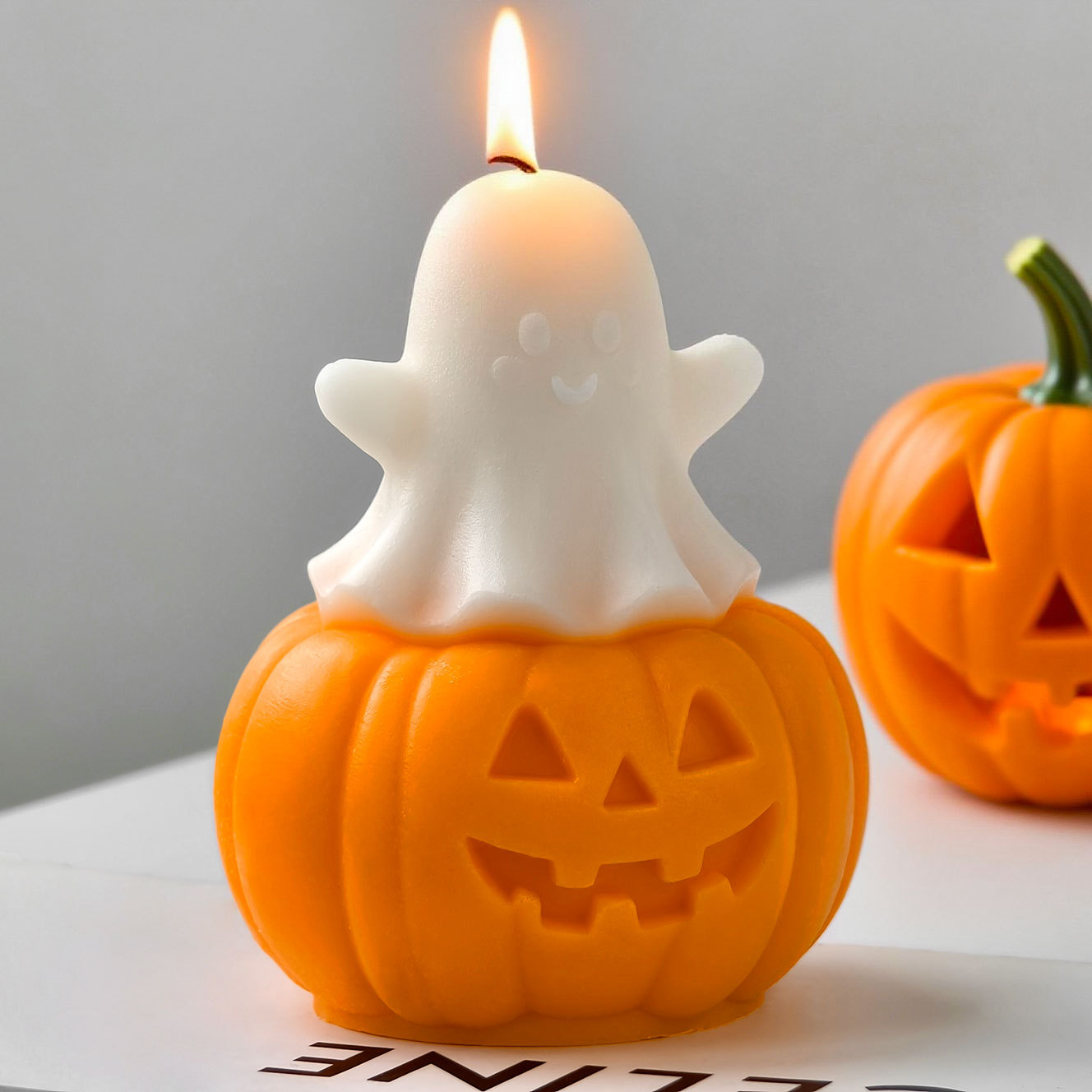 Halloween Ghost Pumpkin Silico - Candle Supplies In Bulk review and price