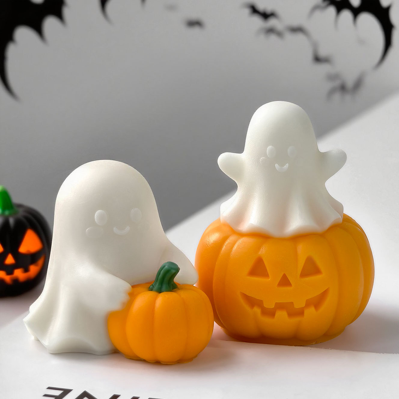 Halloween Ghost Pumpkin Silico - Candle Supplies In Bulk review and price