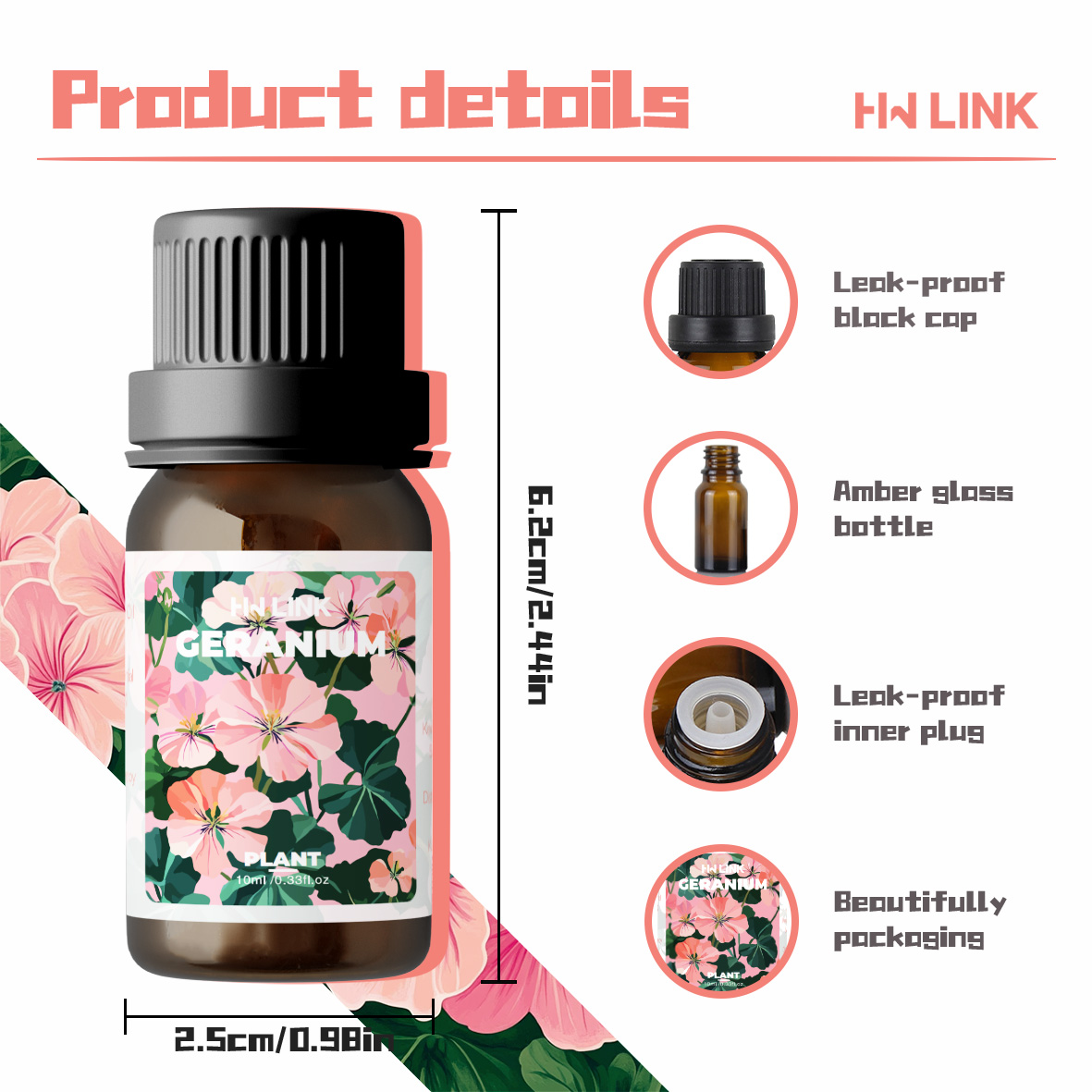 Geranium Essential Oils 10ml P - Candle Souvenir review and price