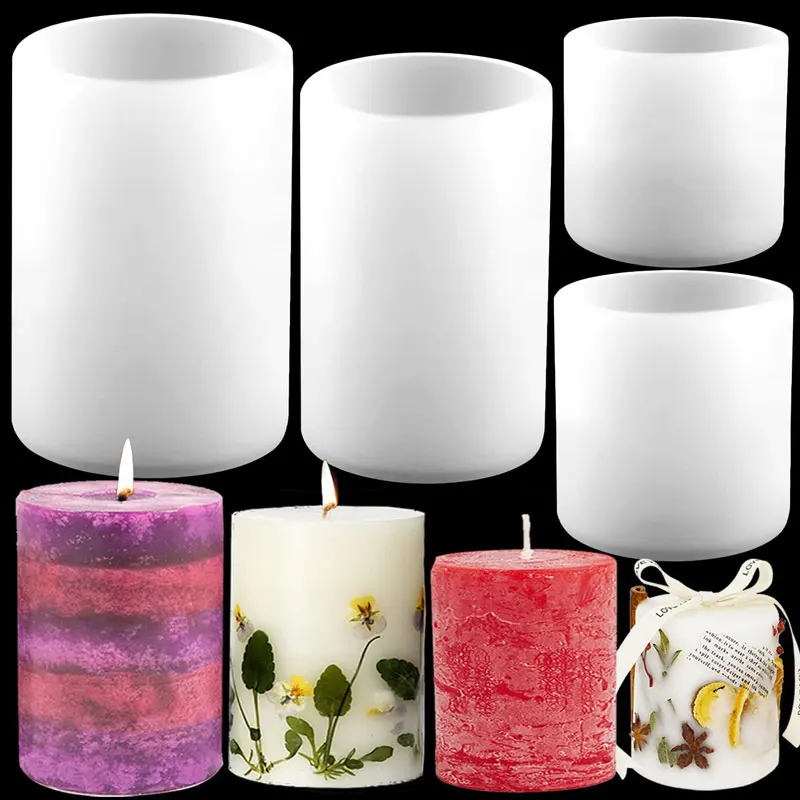 Cylinder Silicone Candle Molds - Candle Supplies In Bulk review and price