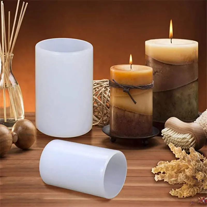 Cylinder Silicone Candle Molds - Candle Supplies In Bulk review and price