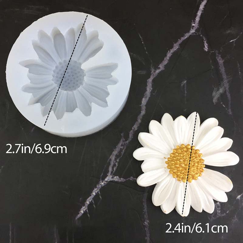 DIY Candle Silicone Mold Daisy - Candle Supplies In Bulk review and price
