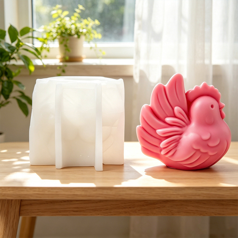 Cartoon Hen Silicone Candle Mo - Candle Supplies In Bulk review and price